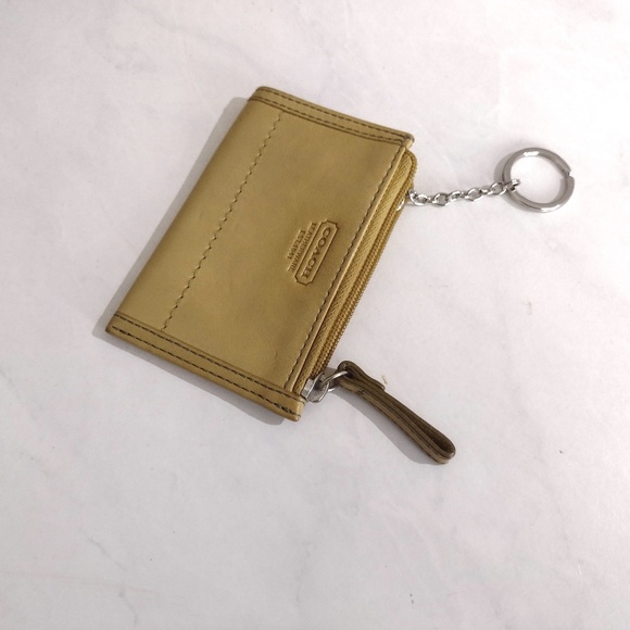 Vintage Coach Leather Mini Skinny Card Case - Picture 6 of 8